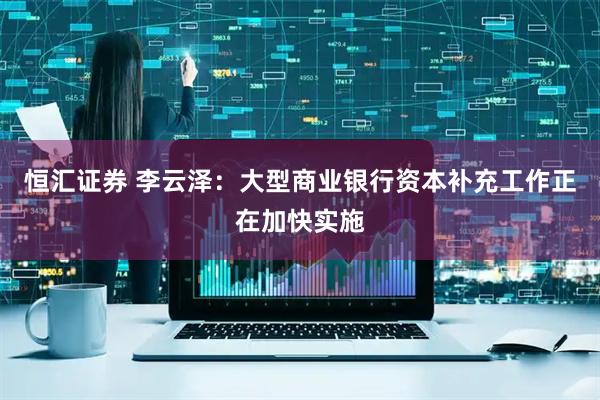 恒汇证券 李云泽：大型商业银行资本补充工作正在加快实施