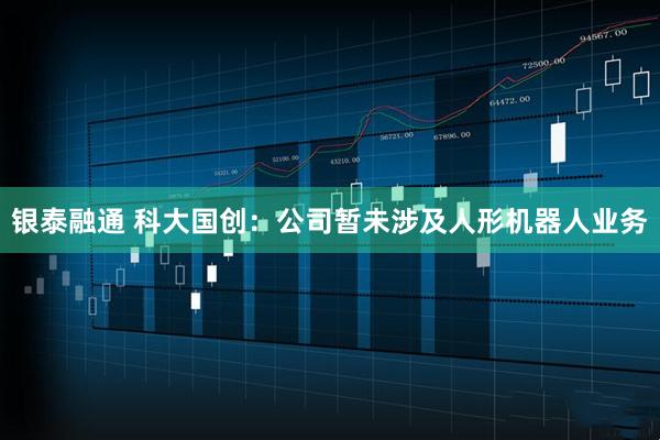 银泰融通 科大国创：公司暂未涉及人形机器人业务