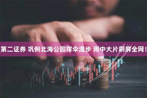 第二证券 巩俐北海公园撑伞漫步 雨中大片刷屏全网!