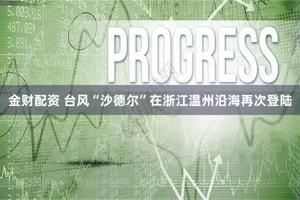 金财配资 台风“沙德尔”在浙江温州沿海再次登陆